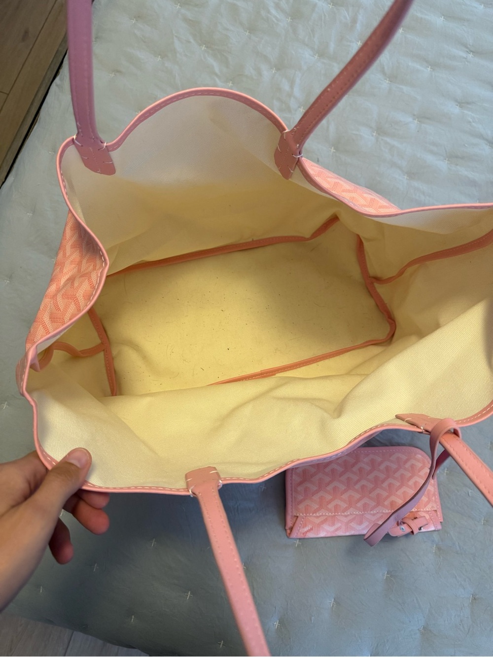 Pink tote bag - Picture 3 of 3